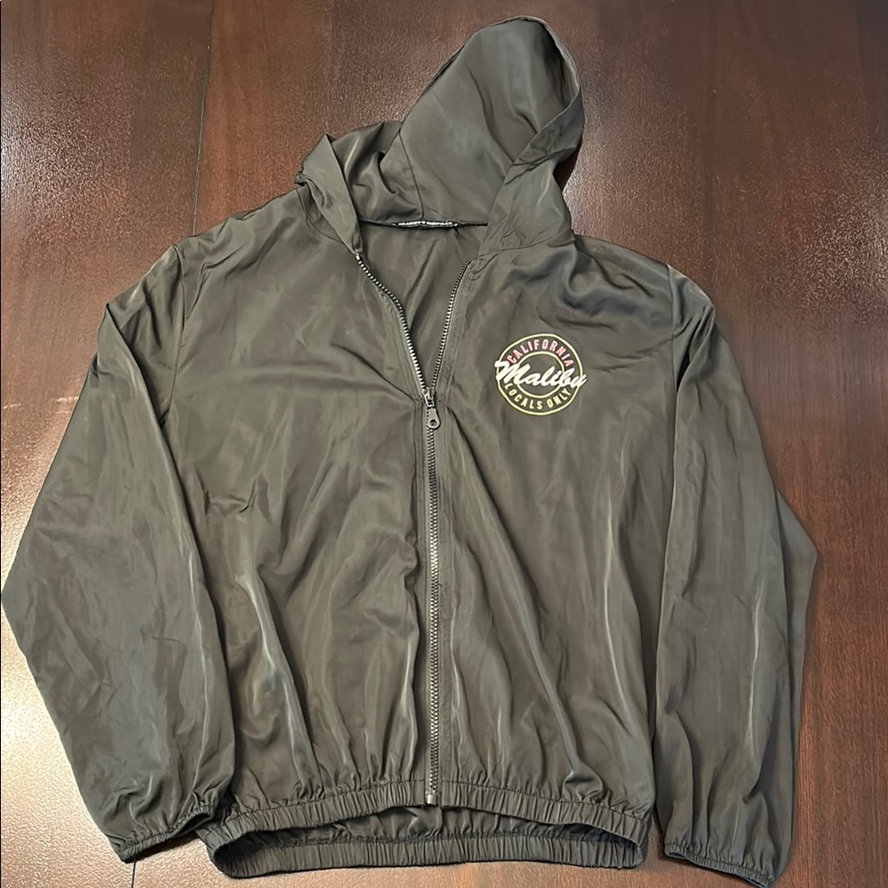 Brandy Melville Gray Hooded Jacket